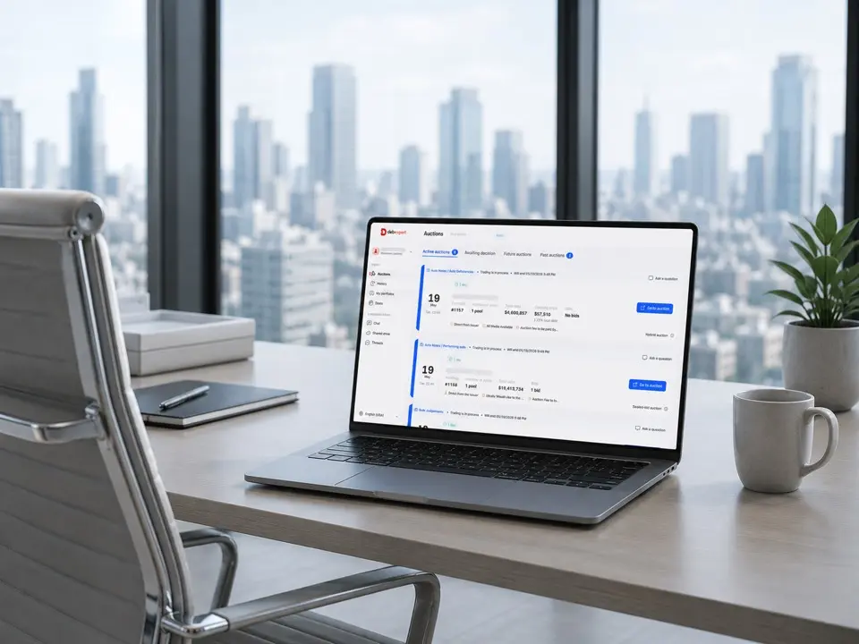 Debexpert auction platform